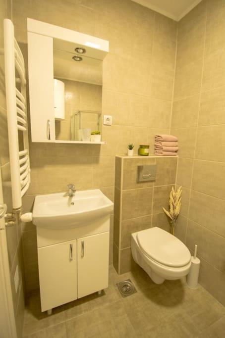White Fields-Central 2-Bdrm Apartment With Parking Novi Sad Dış mekan fotoğraf